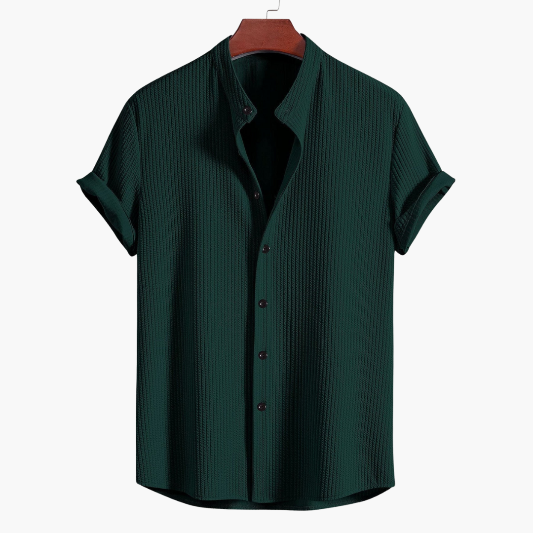 Geoffrey - Stand Up Collar Shirt