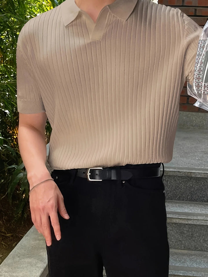 Avgustin - Casual Short Sleeve Polo Shirt