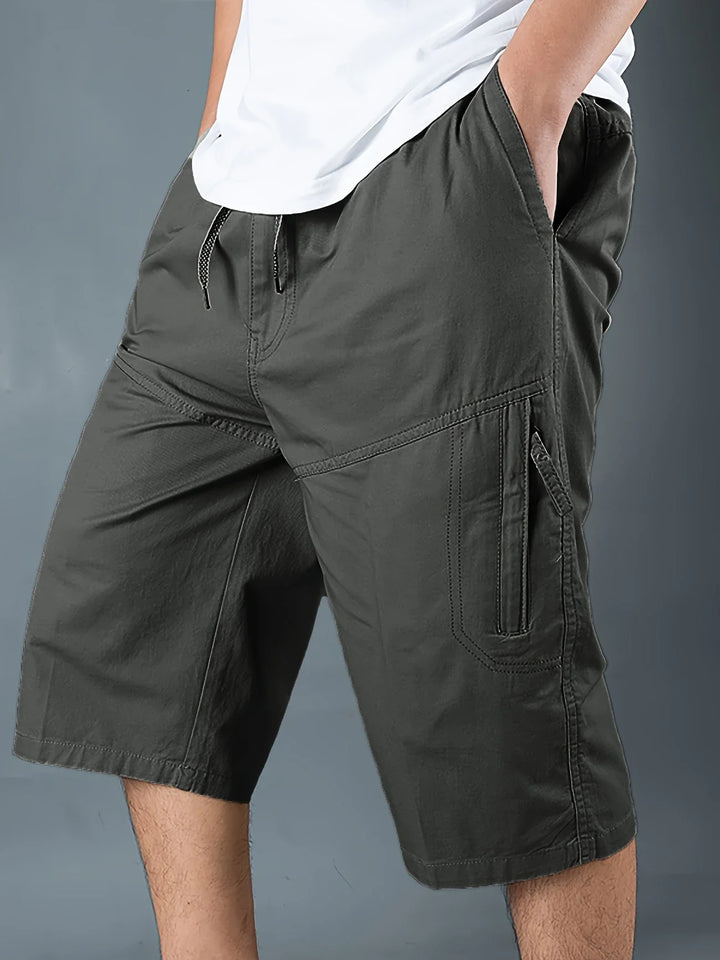 Stepan - Breathable And Multi-Pocket Cargo Shorts
