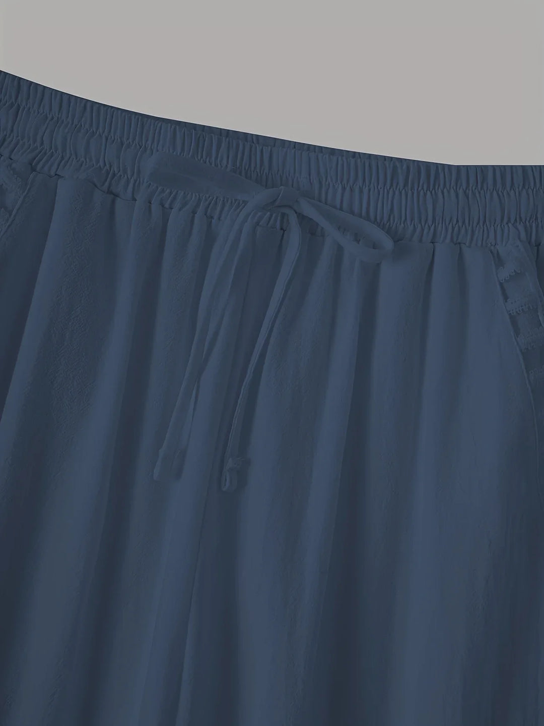 Tracey - Contrast Trim Cropped Pants