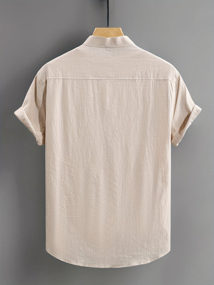 Tejada - Casual Cotton Shirt With Pocket