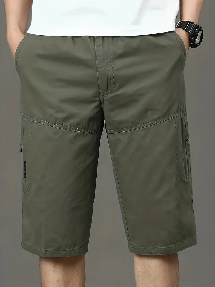 Stepan - Breathable And Multi-Pocket Cargo Shorts