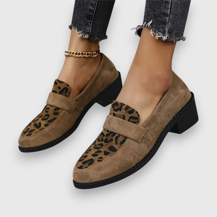 Lucyna - Elegant Leopard Print Loafer