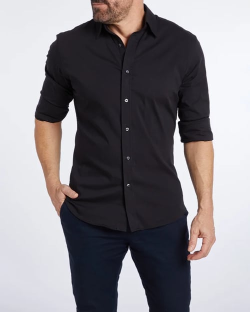 Ceferino - Casual Long Sleeve Shirt With Button