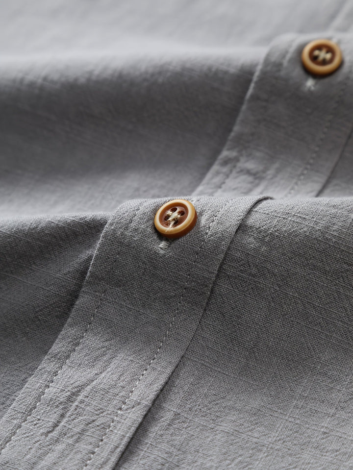 Tejada - Casual Cotton Shirt With Pocket