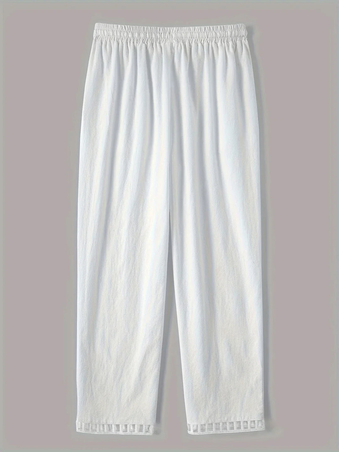 Tracey - Contrast Trim Cropped Pants