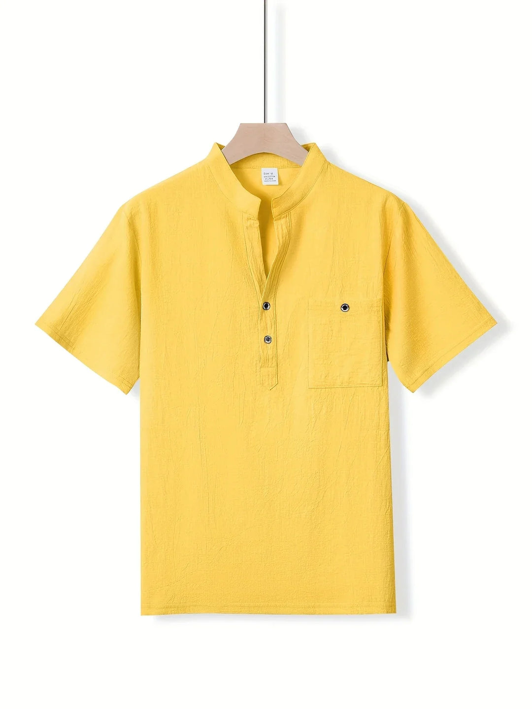 Markos - Casual Short Sleeve Shirt With Button