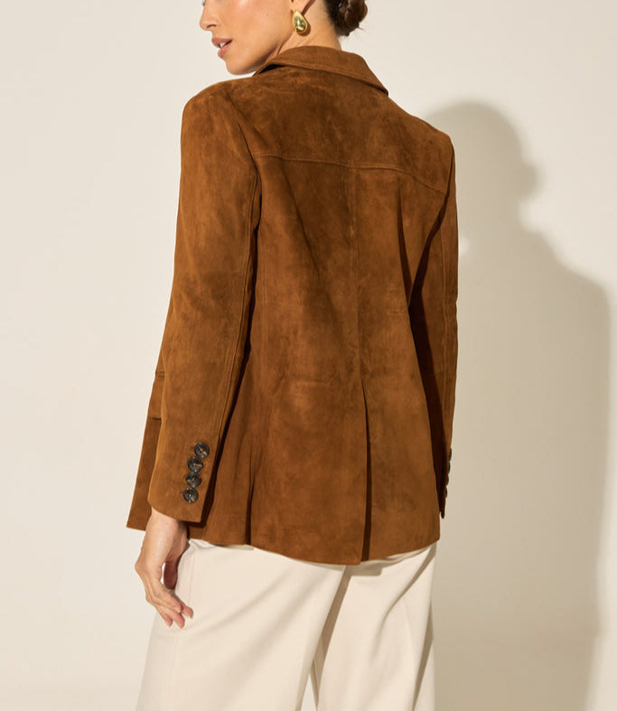 Nel - Camel Suede Blazer