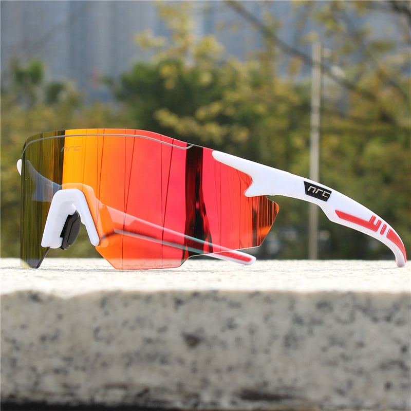 FlashLens -  One Shield Mirror Visor Sunglasses