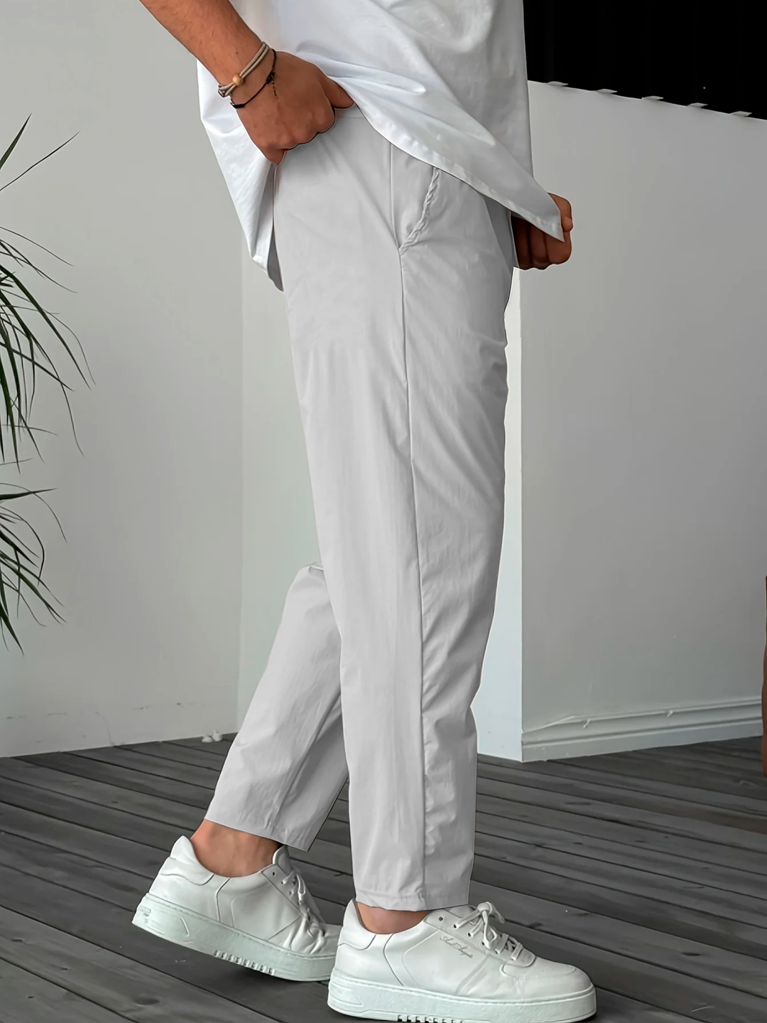 Blewett - Elegant Tapered Drawstring Trousers