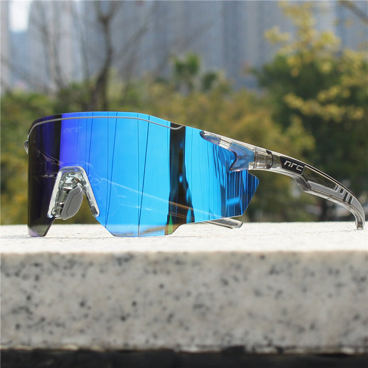 FlashLens -  One Shield Mirror Visor Sunglasses