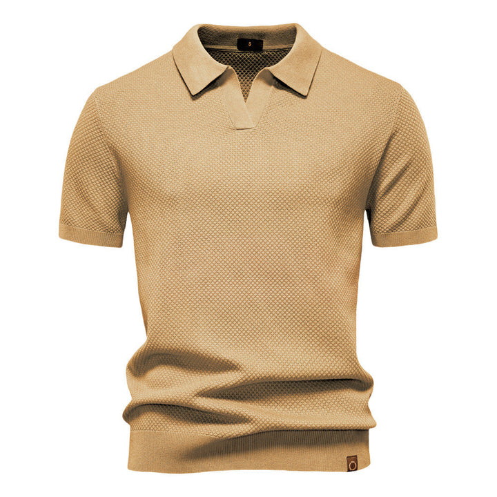Kostas - Elegant Short Sleeve Polo Shirt