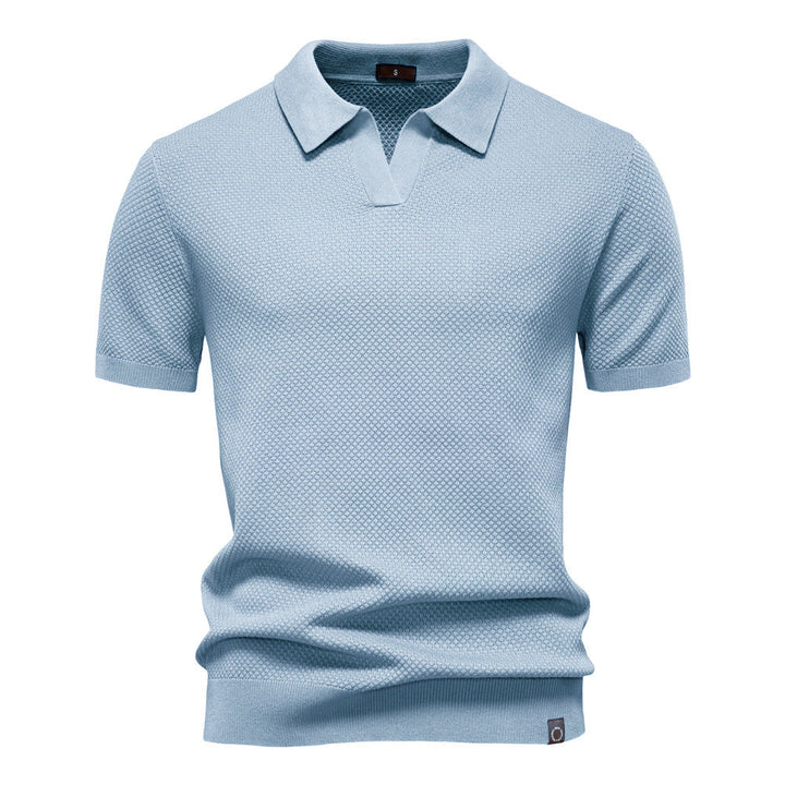 Kostas - Elegant Short Sleeve Polo Shirt