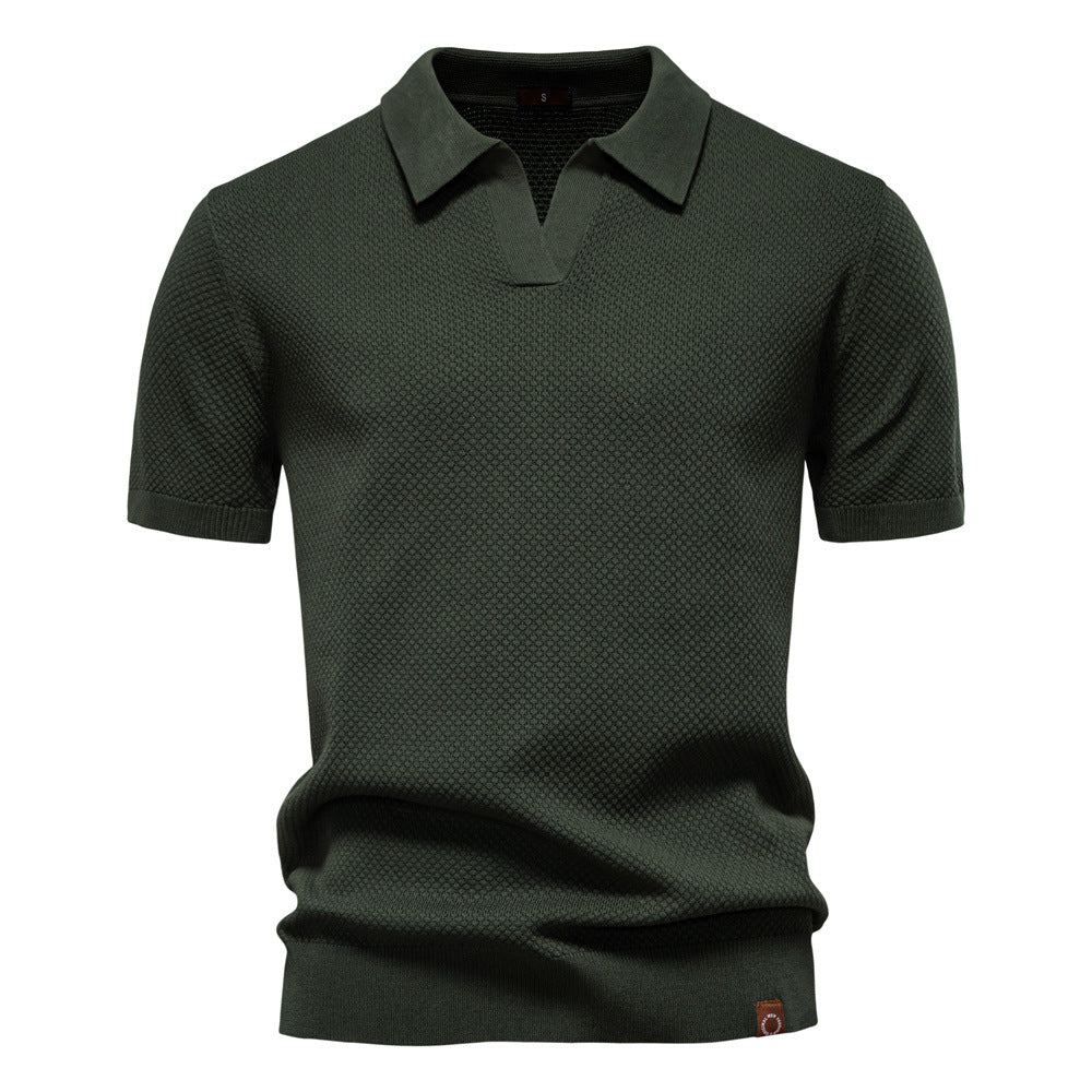 Kostas - Elegant Short Sleeve Polo Shirt