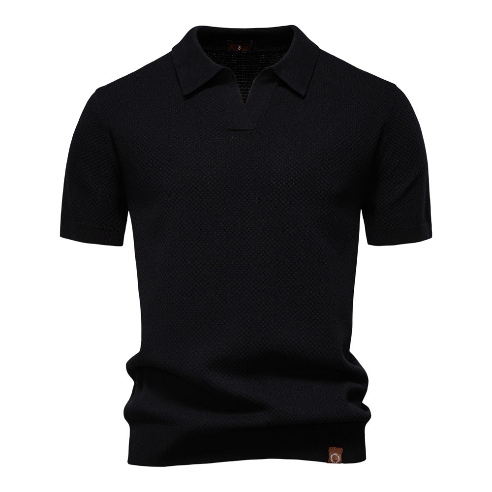 Kostas - Elegant Short Sleeve Polo Shirt