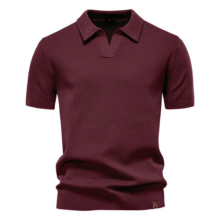 Kostas - Elegant Short Sleeve Polo Shirt