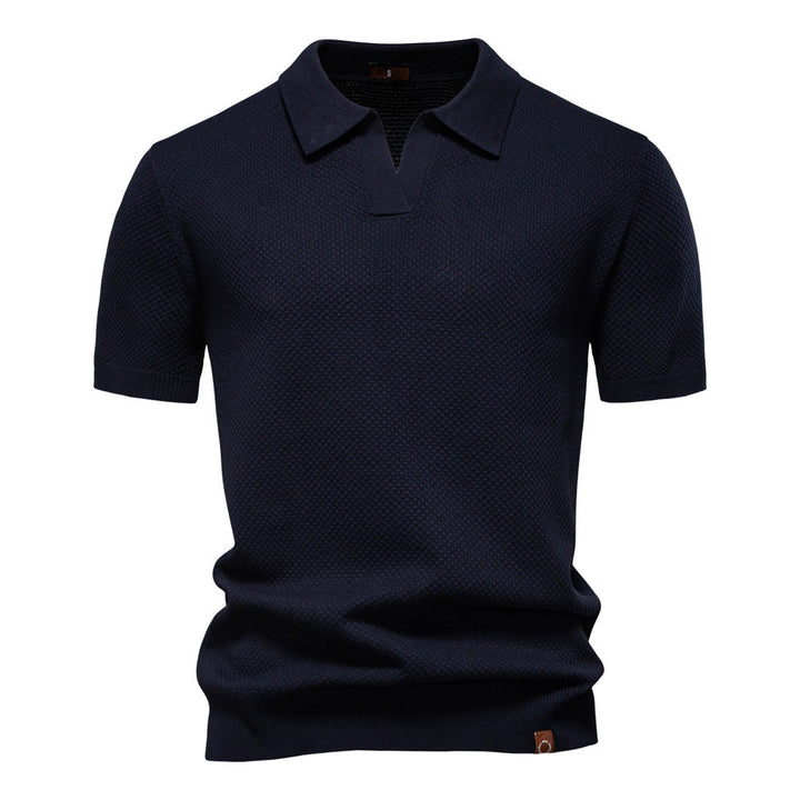 Kostas - Elegant Short Sleeve Polo Shirt