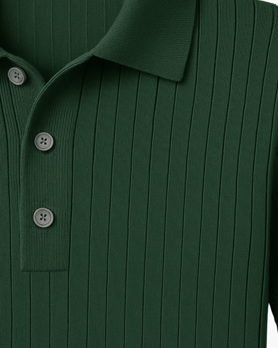 Donte - Short Sleeve Knitted Polo Shirt