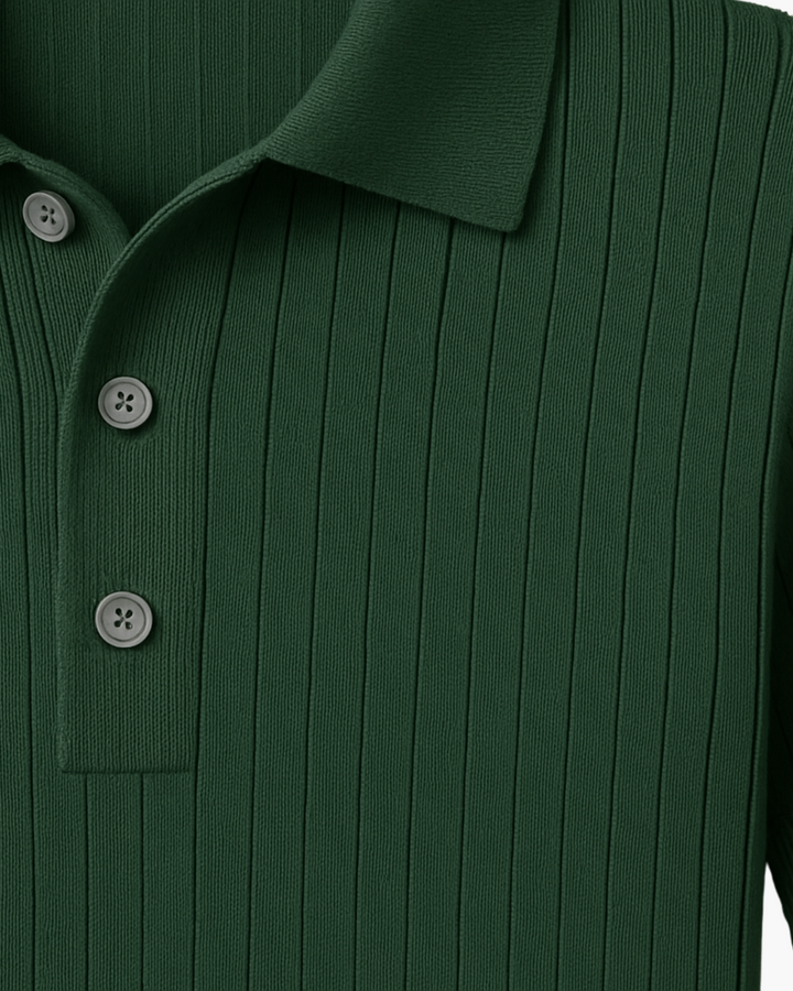 Donte - Short Sleeve Knitted Polo Shirt