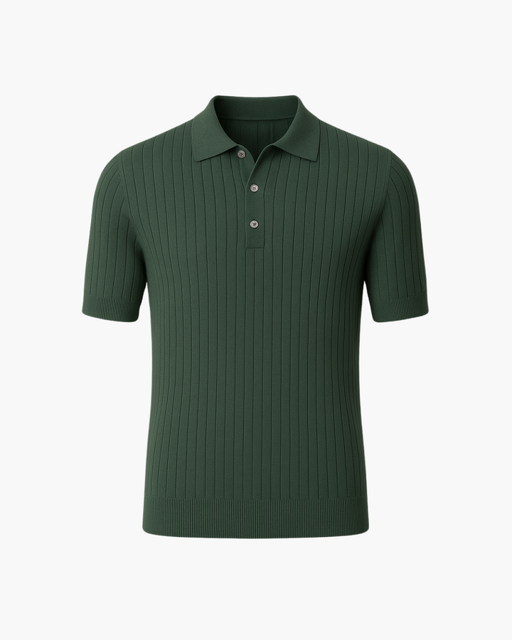 Donte - Short Sleeve Knitted Polo Shirt