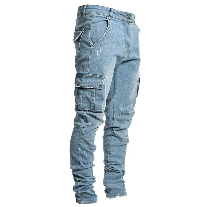 Mondriaan - Elastic Jeans With Multi Pocket