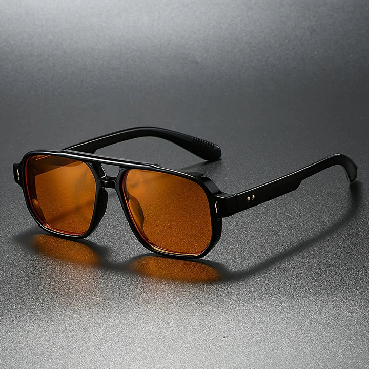 LumeSight - Double Bridge Square Sunglasses