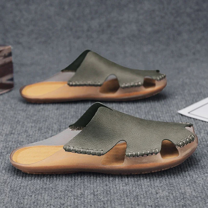 Hyman - Bayford Leather Slides