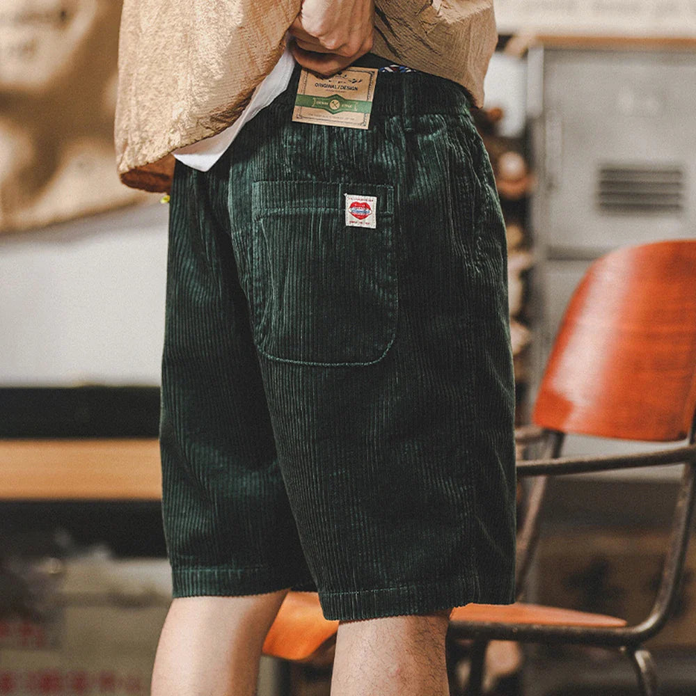 Klaas - Adjustable Corduroy Shorts