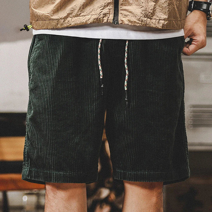 Klaas - Adjustable Corduroy Shorts