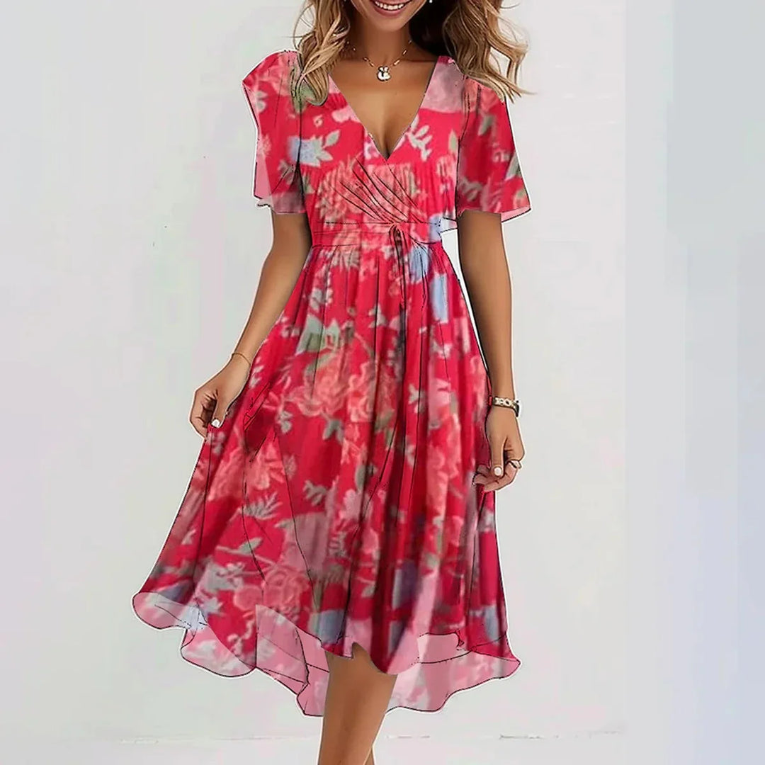 Seraya™ – Elegant, Breezy Dress with a Tummy-Flattering Fit