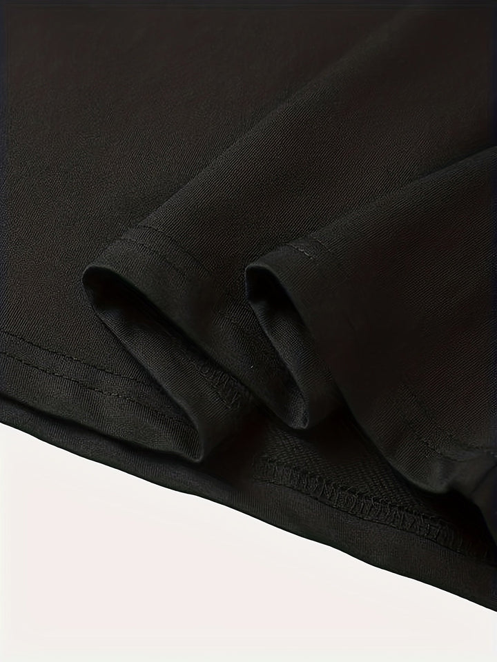 Pantazis - Elegant Round Neck T-Shirt With Graphic Print