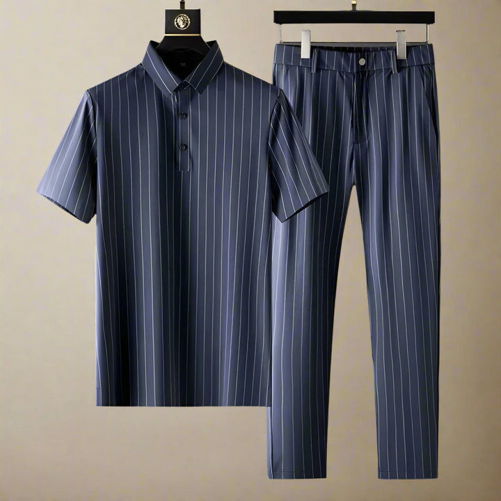 Braith - Comfortable Striped 2-Piece Set