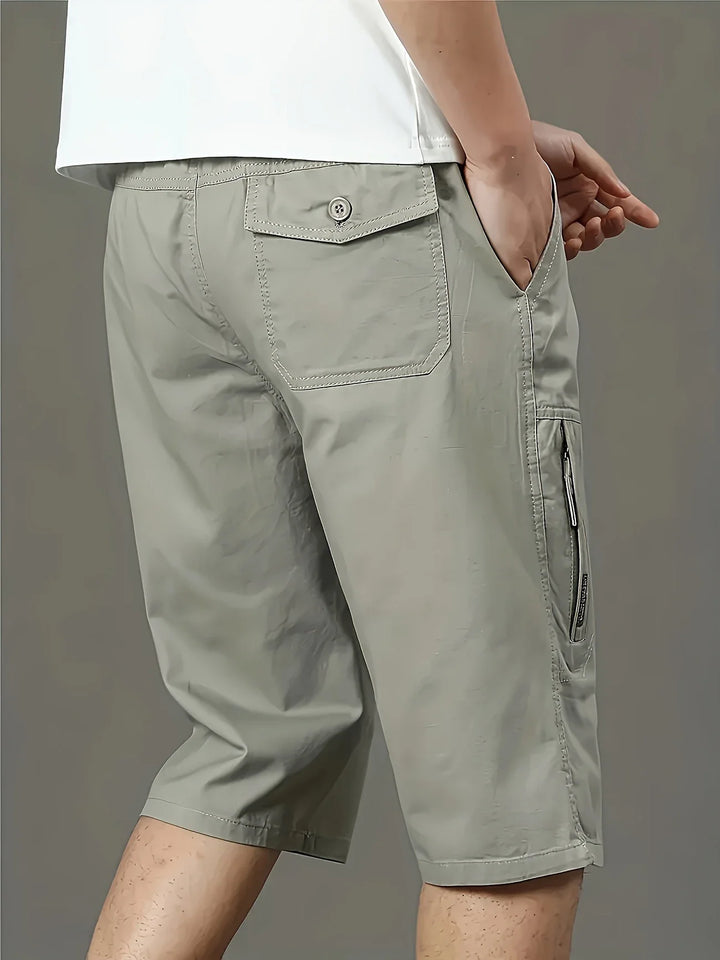 Stepan - Breathable And Multi-Pocket Cargo Shorts