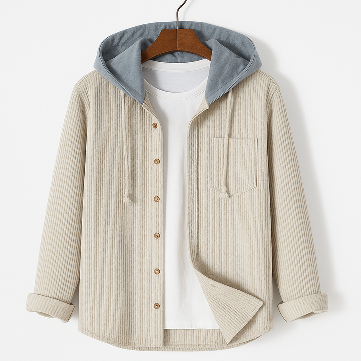 Darcy - Casual Corduroy Hoodie