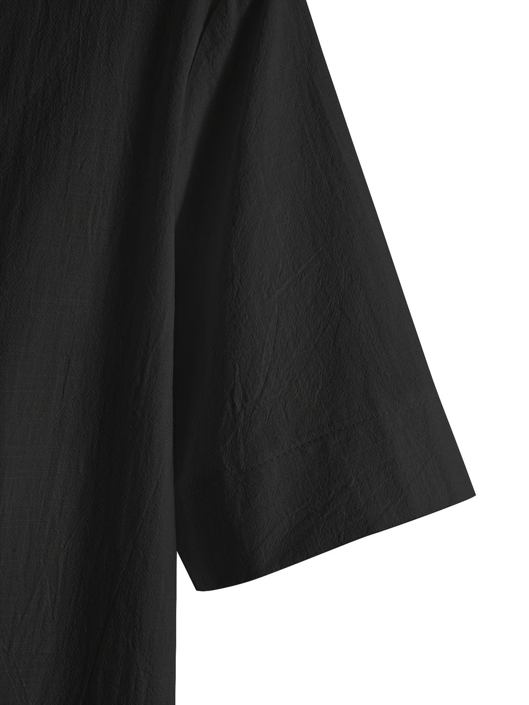 Mattea - Casual Loose Fitting Top With V Neck