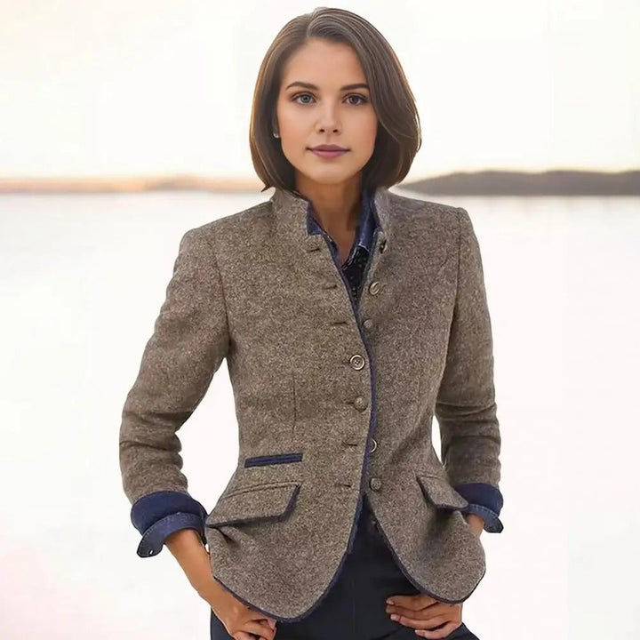 Nilja - Casual Long Sleeve Blazer With Buttons