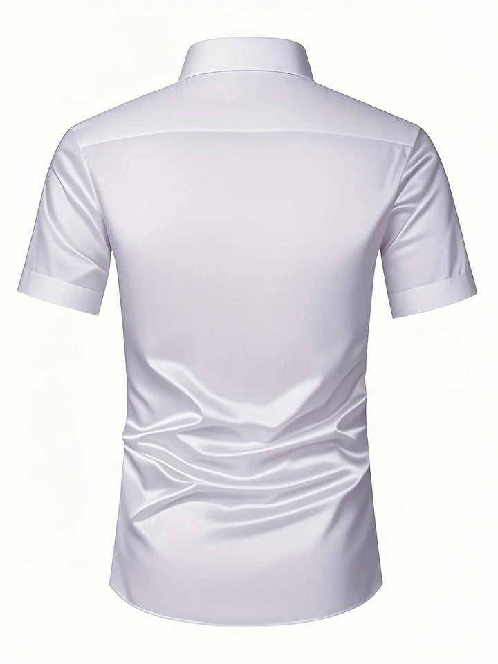 Ezra - Elegant Slim Fit Shirt With Button