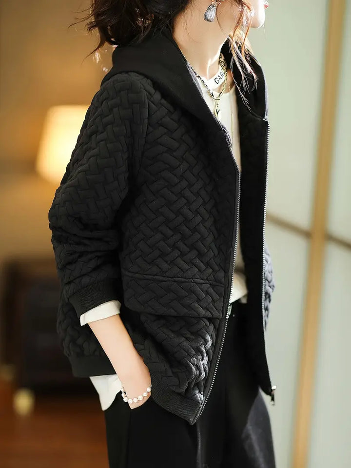 Earnestine - Quilted Hoodie