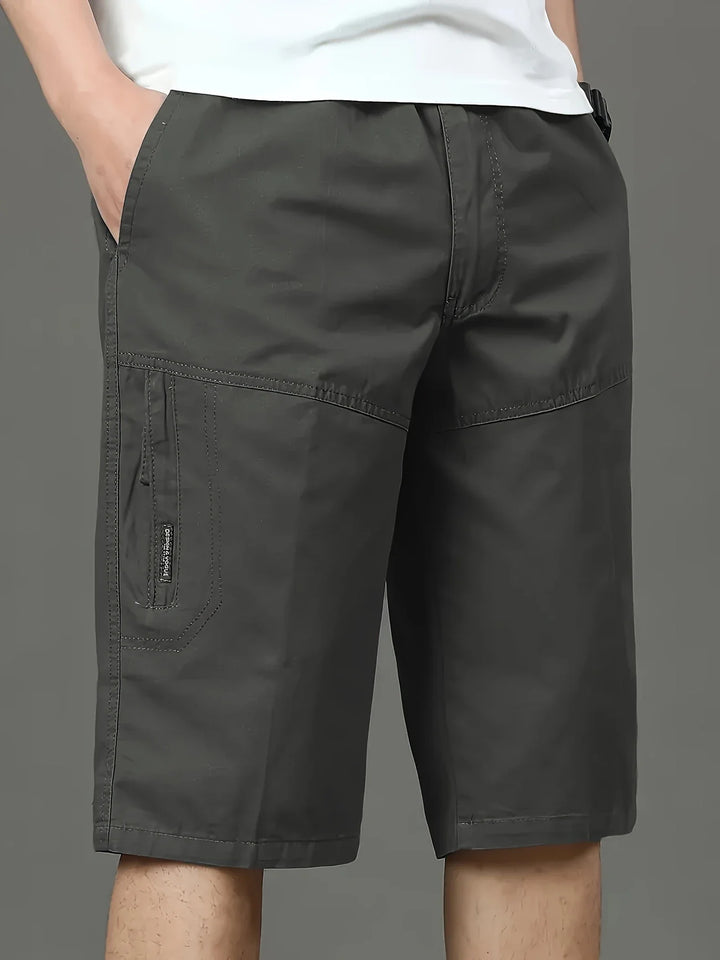 Stepan - Breathable And Multi-Pocket Cargo Shorts