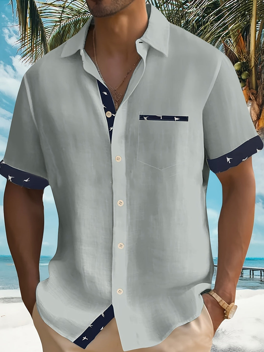 Julio - Elegant Short Sleeve Shirt