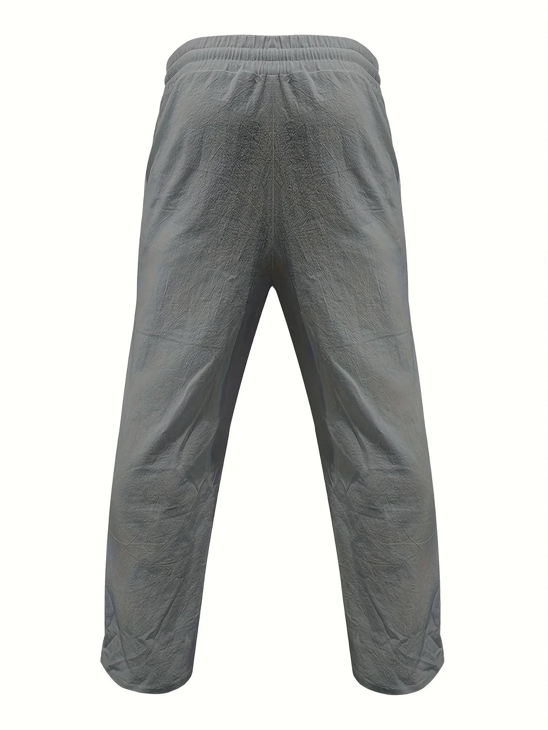 Beslan - Elegant Straight Leg Pants With Golden Buttons