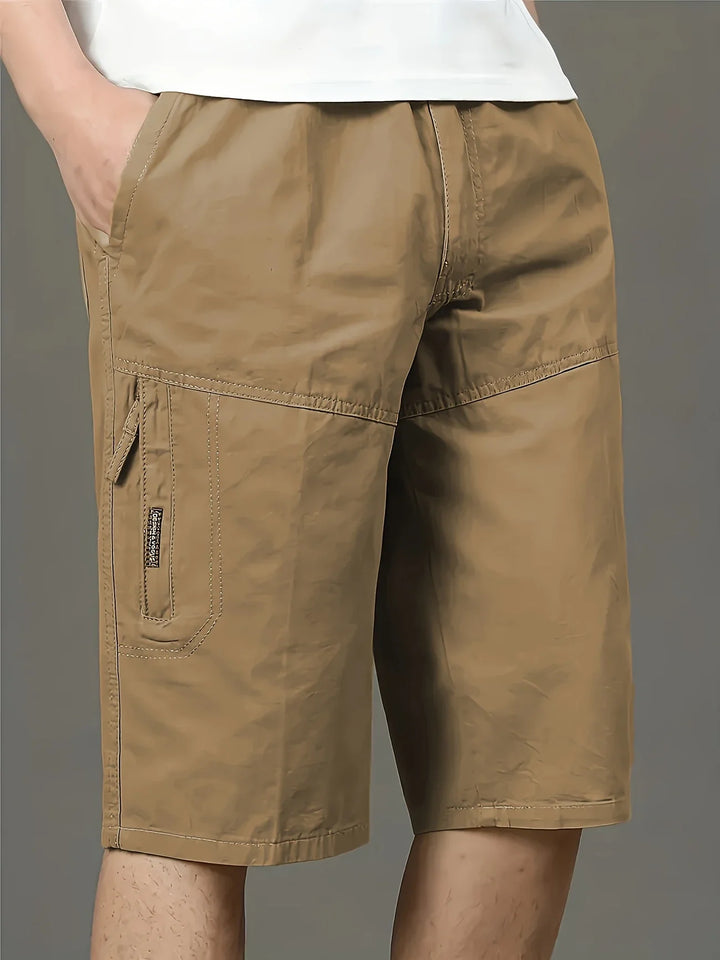 Stepan - Breathable And Multi-Pocket Cargo Shorts