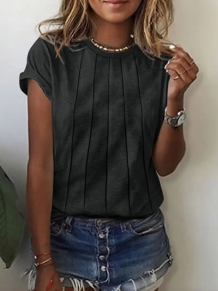 Vitaliya - Casual Short Sleeve T-Shirt