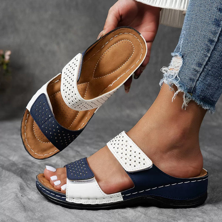 Ortholuxe™ – Breathable Orthopadic Slip-On Sandals for Women