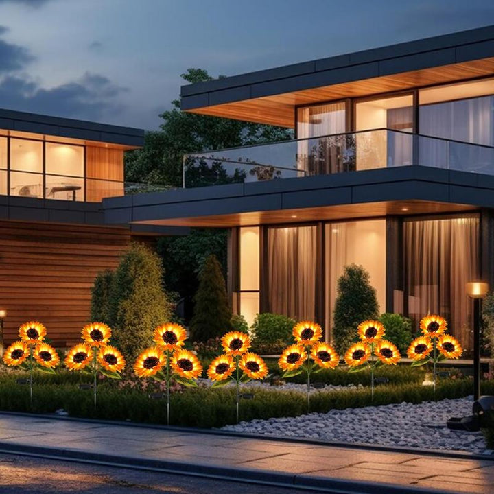 FloralGlow - Solar LED Sunflower Garden Lights