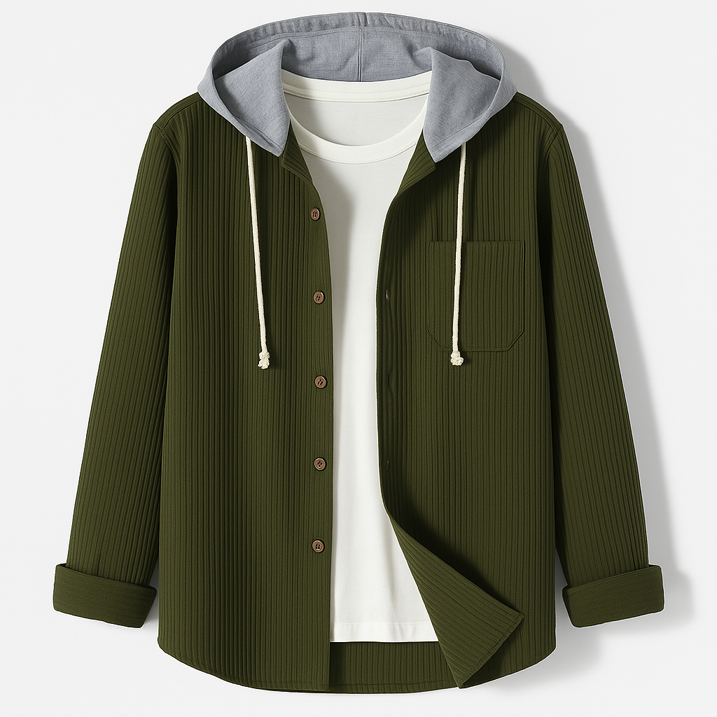 Darcy - Casual Corduroy Hoodie