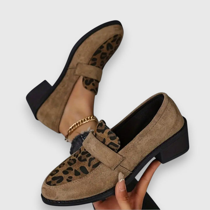 Lucyna - Elegant Leopard Print Loafer