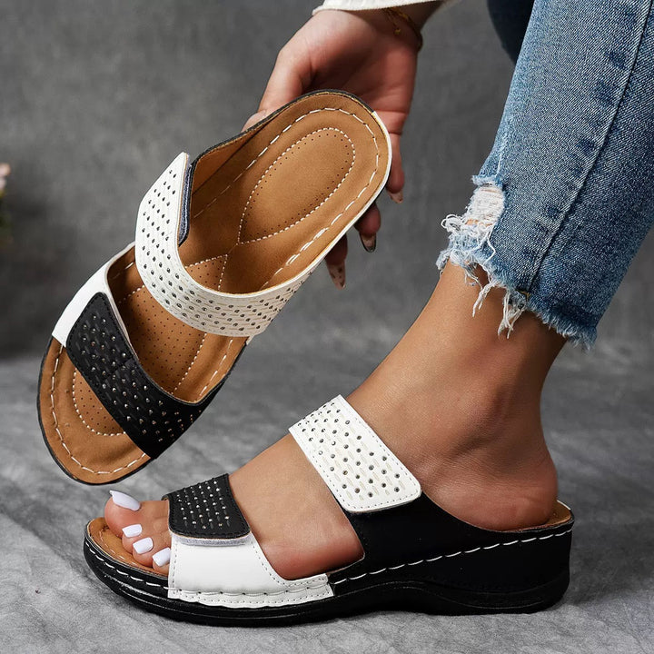 Ortholuxe™ – Breathable Orthopadic Slip-On Sandals for Women