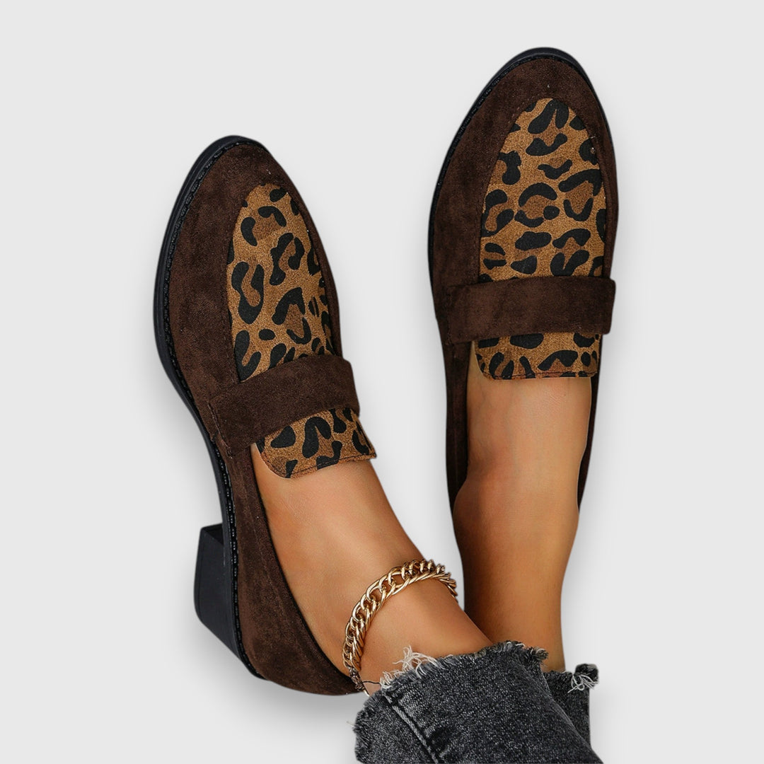 Lucyna - Elegant Leopard Print Loafer