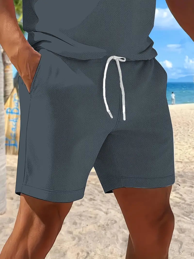 Zackary - Summer Short Sleeve Two Piece Set